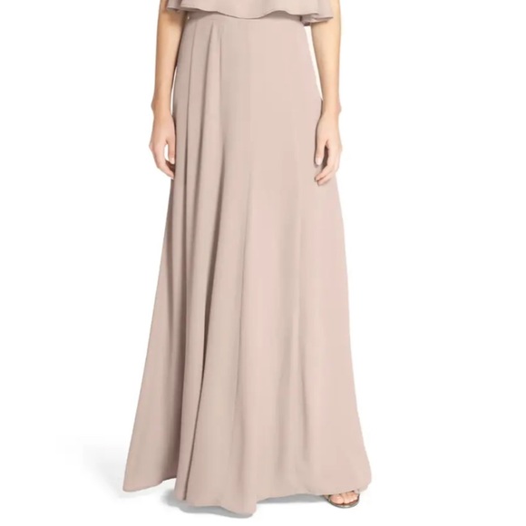 Show Me Your Mumu Maxi Princess Ariel Skirt Soft Beige XS - Picture 1 of 6